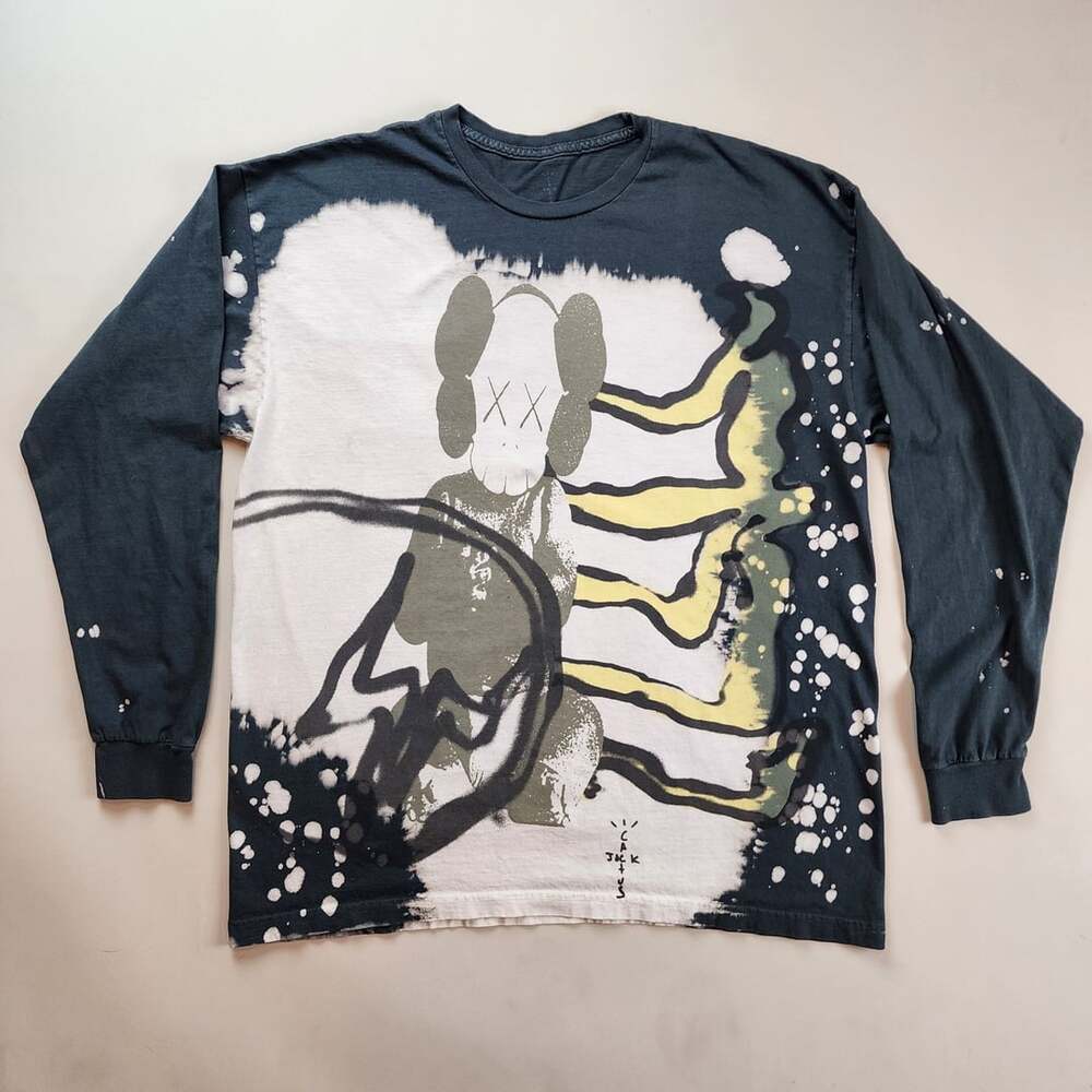 Travis Scott Cactus Jack Kaws Fragment L/S T-Shirt Used-Like-New